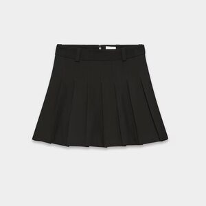 Aritzia Black Pleated Mini Skirt